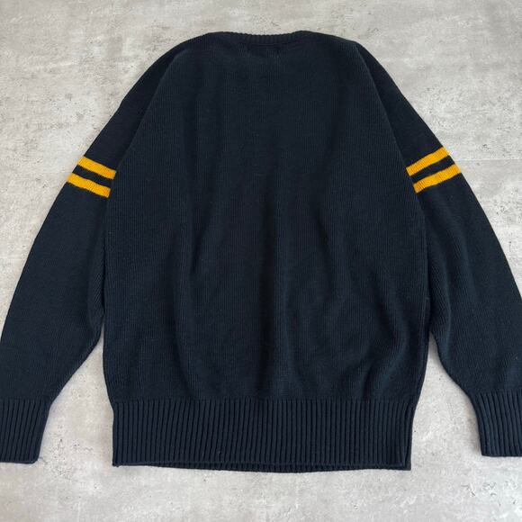 Vintage McBriar US Navy knit pullover navy blue sweater size small - Picture 4 of 6